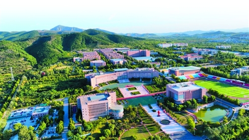 鸟瞰齐鲁理工学院校园
